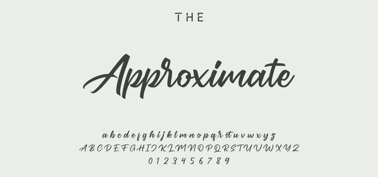 signature Font Calligraphy Logotype Script Brush Font Type Font lettering handwritten. Minimal modern urban fonts for logo, brand etc. Typography typeface uppercase lowercase and number.