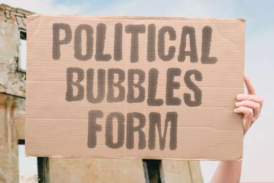 "Political Bubbles Form" Digital personalization systems sort users into politically homogeneous information environments. PERSONALIZATION. POLITICALLY. HOMOGENEOUS. INFORMATION. ENVIRONMENTS.
