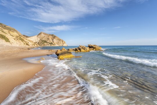 Coast at Paradise Beach, Beach and Turquoise Sea, Kos, Dodecanese, Greece