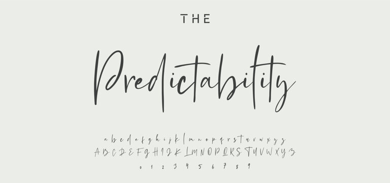 signature Font Calligraphy Logotype Script Brush Font Type Font lettering handwritten. Minimal modern urban fonts for logo, brand etc. Typography typeface uppercase lowercase and number.