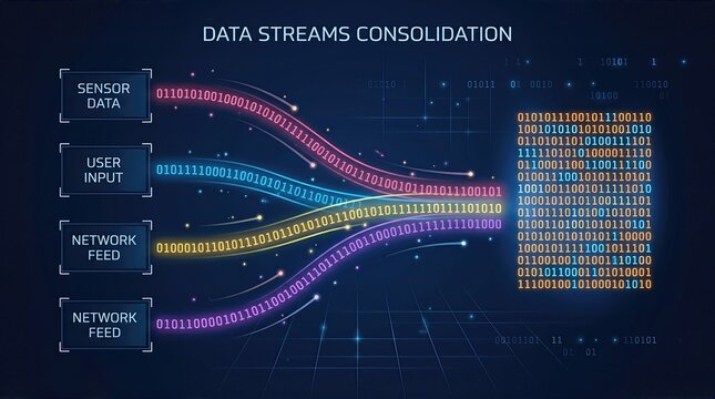 Data Streams Consolidation: Sensor, User, and Network Data Input Analysis