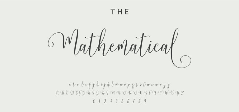 signature Font Calligraphy Logotype Script Brush Font Type Font lettering handwritten. Minimal modern urban fonts for logo, brand etc. Typography typeface uppercase lowercase and number.