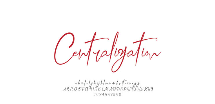 signature Font Calligraphy Logotype Script Brush Font Type Font lettering handwritten. Minimal modern urban fonts for logo, brand etc. Typography typeface uppercase lowercase and number.