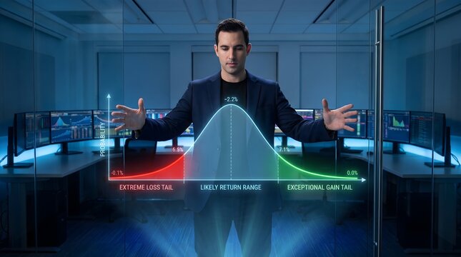 Quant Analyst Studying Portfolio Return Distribution