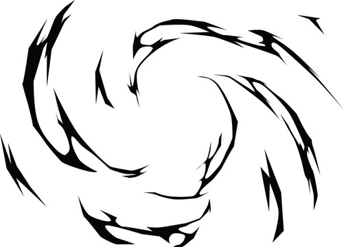 Japanese Anime Lightning Effect Vector Game VFX 04
