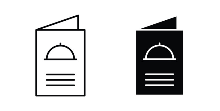 Menu icon linear pack. Editable solid icons
