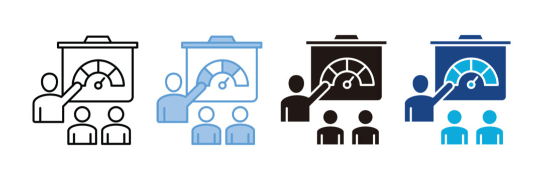 Training   Icon Set Multiple Style Collection