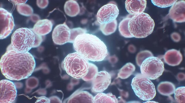 Dynamic Visualization Of Lymphocyte Pathways Emphasizing Membrane Illumination And Division
