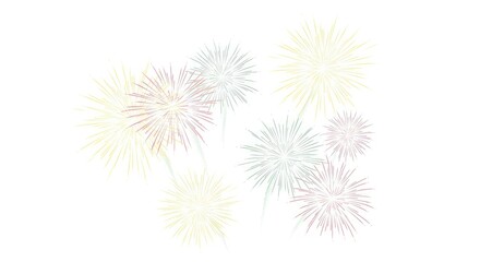 Obraz premium Festive american independence day firecrackers vibrant patriotic celebration still life for july 4th designs