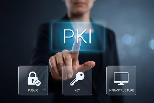 Public Key Infrastructure PKI Concept for Digital Security and Encryption