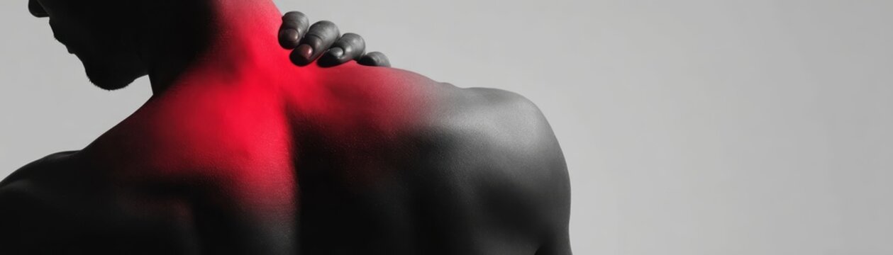 Silhouette of a man in profile