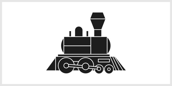 Classic Steam Locomotive Silhouette