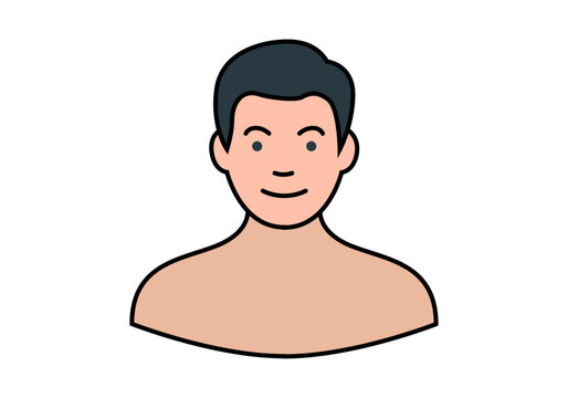 Avatar del busto de un hombre joven sonriente