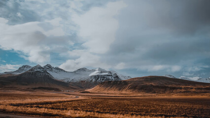 mountain landscape with clouds © Wahyu