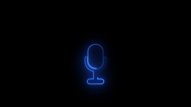 voice recording and podcast mic microphone button icon