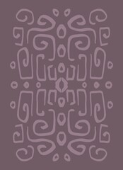 Abstract image for printing. Picture for modern interiors. The picture is painted by hand on a tablet. © neurostructure