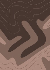 Abstract image for printing. Picture for modern interiors. The picture is painted by hand on a tablet. © neurostructure