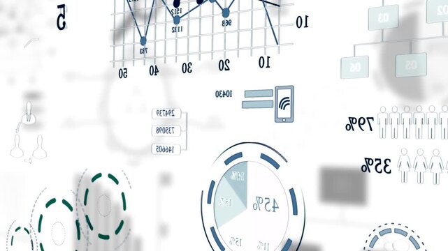 stock market chart infographic background