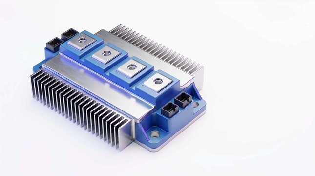 blue hdmi d-sub vga computer connector port isolated on white background