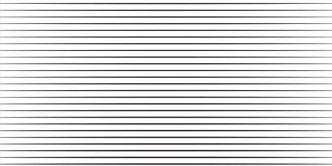 Fototapeta premium black horizontal stripes pattern, seamless texture vector background.