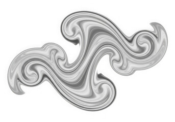 Fototapeta premium Abstract swirl design in black and white