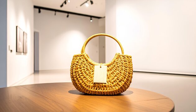 Handwoven Straw Bag: Sustainable Fashion, Ethical Brand Accessory