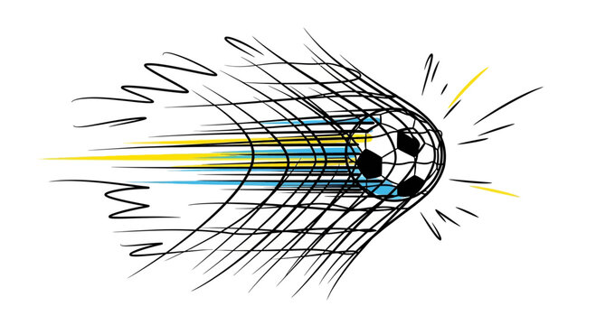 Abstract Light Lines Moving Fast.