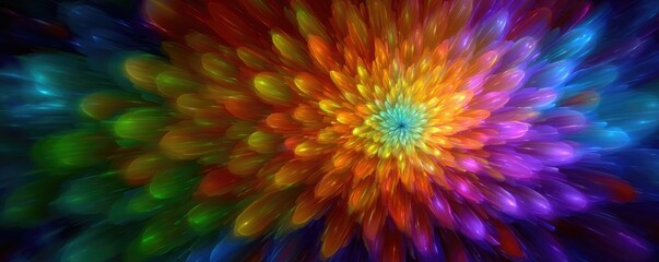 Obraz premium colorful soft abstract flower background illustration