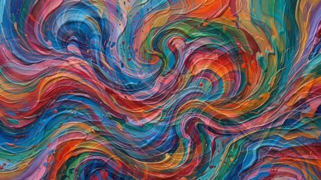 abstract background with colorful lines
