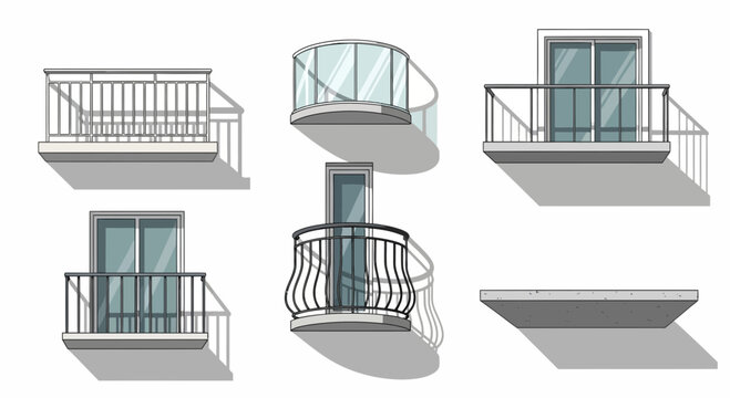 Various Balcony Railing Designs.