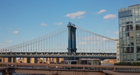Naklejka premium brooklyn bridge new york city