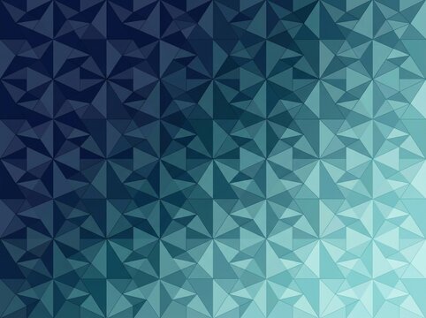 abstract geometric background with Gradient from Dark Navy to Aqua  