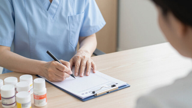 Writing Medication Administration Records, Copy space on the right