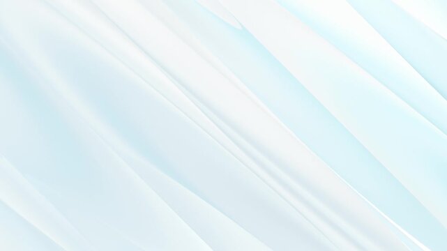 Dynamic Abstract Background with Light Blue and White Flowing Lines