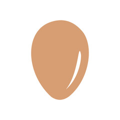 Fototapeta premium egg icon on a white backgroun...