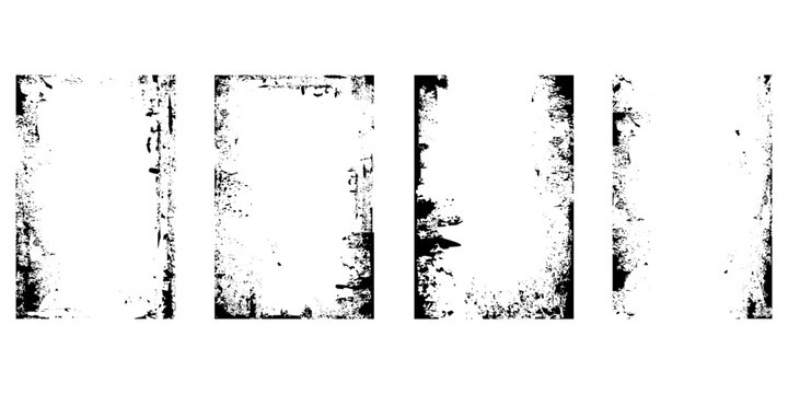 Grunge Urban Backgrounds set.Texture Vector.