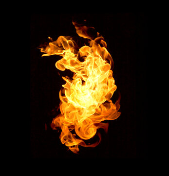 Flame heat fire abstract