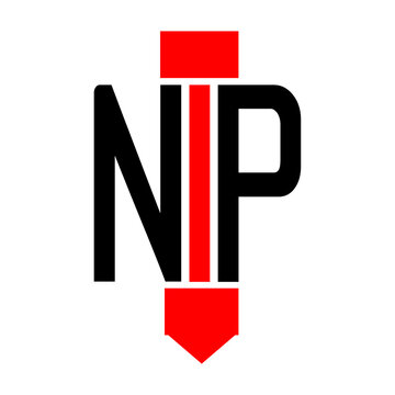 Letter NIP with Pen logo 