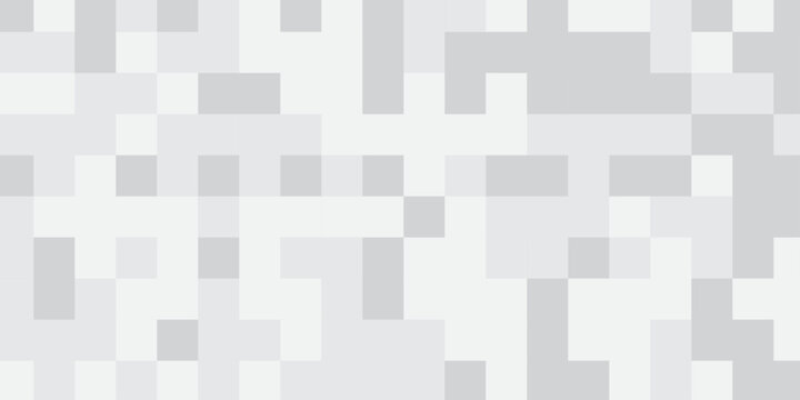 Seamless pattern with squares. Abstract pixel and cube background. Vector digital mosaic pattern. Geometric light elements tile art backdrop.