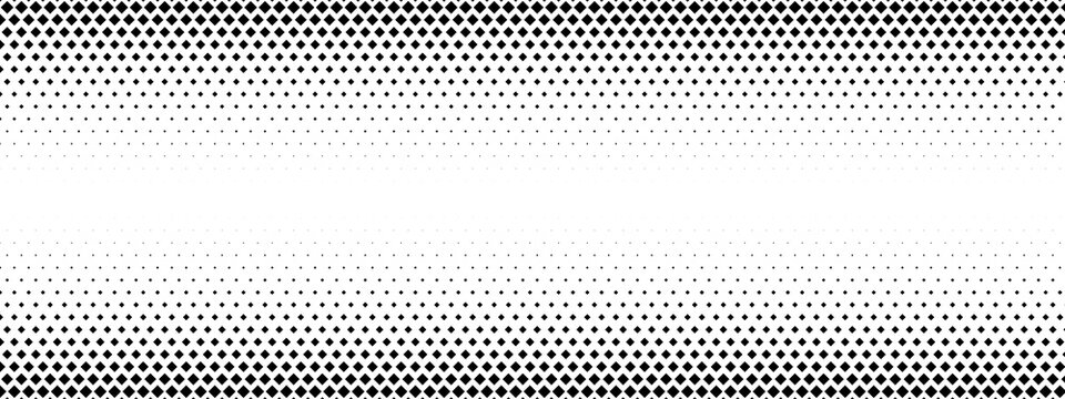 Pattern diamond rhombus with halftone background square and arrow texture dot. Triangle gradation half with gradient star seamless and black effect lattice. Horizontal falling rhomboid.