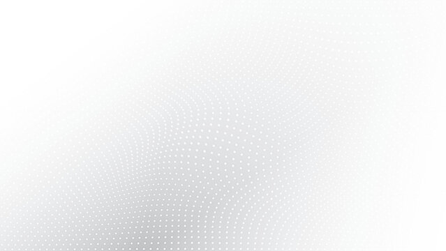 Abstract white and gray color background with halftone effect, dot pattern. Vector illustration.
