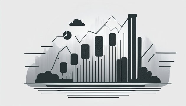 business report icon isolated on a white background ar 43