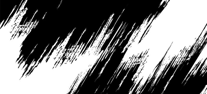 Smooth vector transition from black to white with straight broken lines. Modern vector background for transition from one image to another