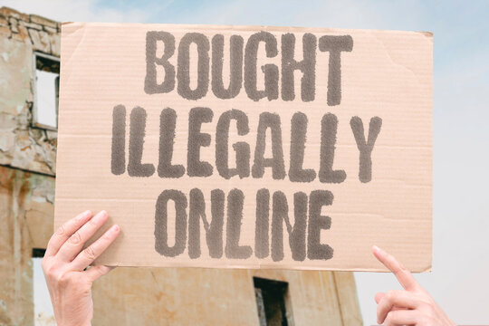 "Bought Illegally Online" Digital anonymity tools enable criminals and consumers to transact in prohibited goods without detection. ANONYMITY. ENABLE. CRIMINALS. PROHIBITED. DETECTION.