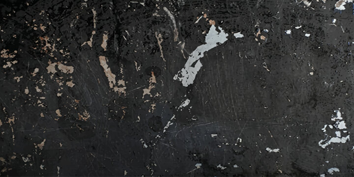 A rough gray asphalt road texture background featuring a dirty stone pattern with aged cracks on a grunge concrete surface material
