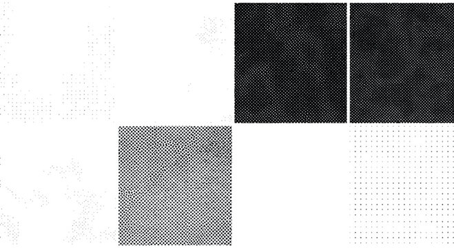 Minimalist Vector Illustration of Eight Blank Square Panels Arranged in a Two by Four Grid Pattern on a White Background for Mockups and Graphic Design Layouts.