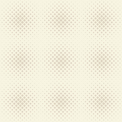 Obraz premium Seamless Micro Geometric Pattern with Tiny Dots in Beige