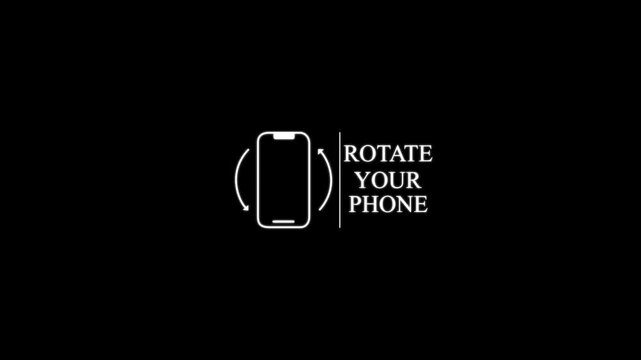 Rotate Your Phone Animation Video 4k. animation of rotate your phone on transparent background. motion graphic of rotate phone concept.