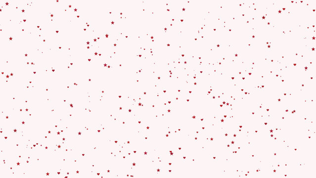 Seamless red speckle confetti pattern on soft white background, minimal scattered abstract repeat design for wallpaper, fabric, wrapping paper, stationery, packaging and surface artwork sets