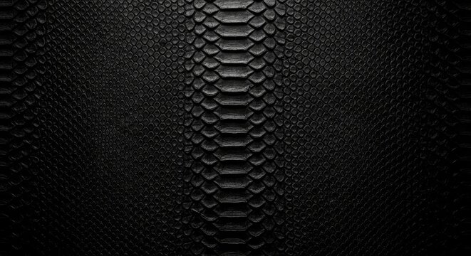 Black snake skin texture detailed reptile pattern high resolution